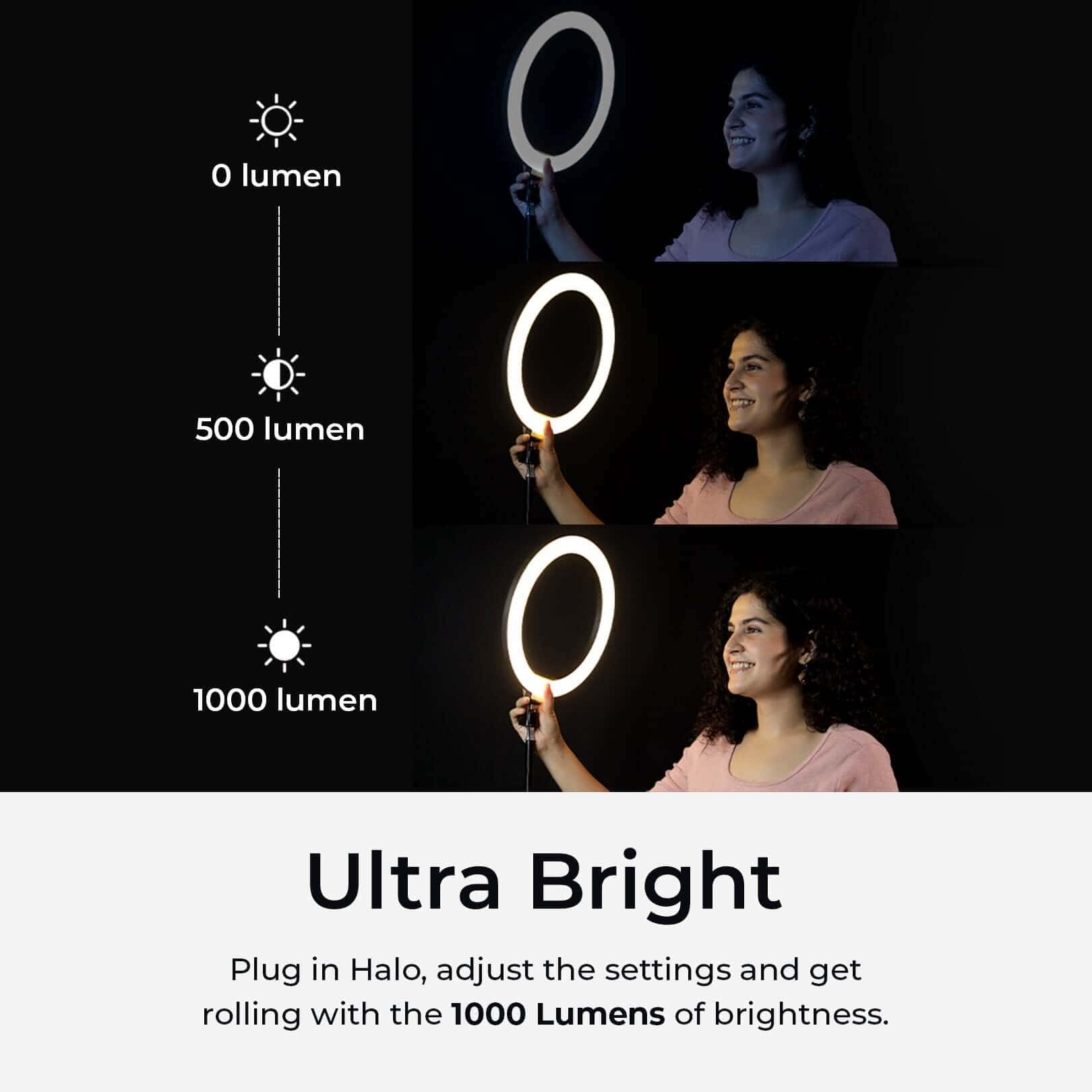 Halo 12" Premium Selfie Ring Light - Image 2
