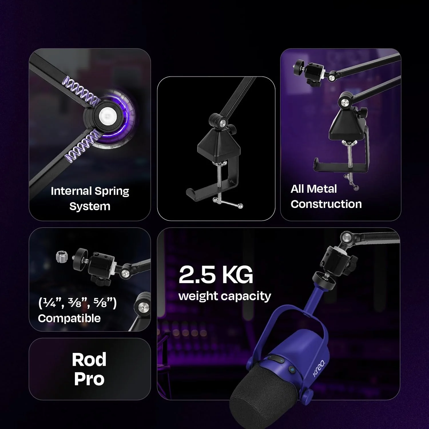 Rod Pro Boom Arm/ Mic Stand - Image 8