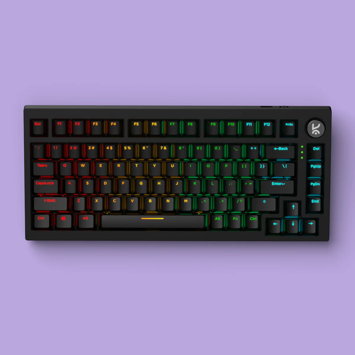 Swarm X All Black Wireless Gaming Keyboard - Image 4