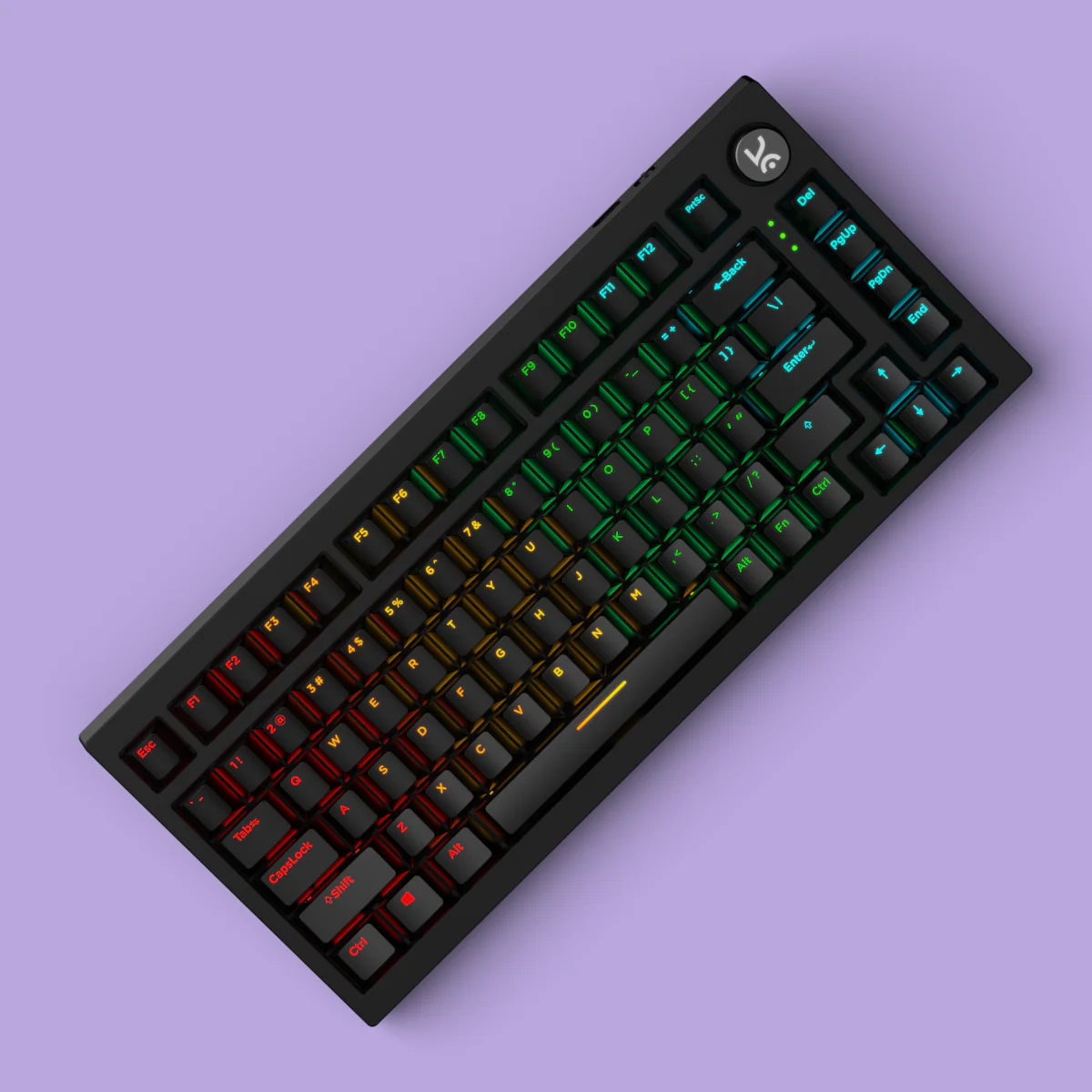 Swarm X All Black Wireless Gaming Keyboard - Image 5