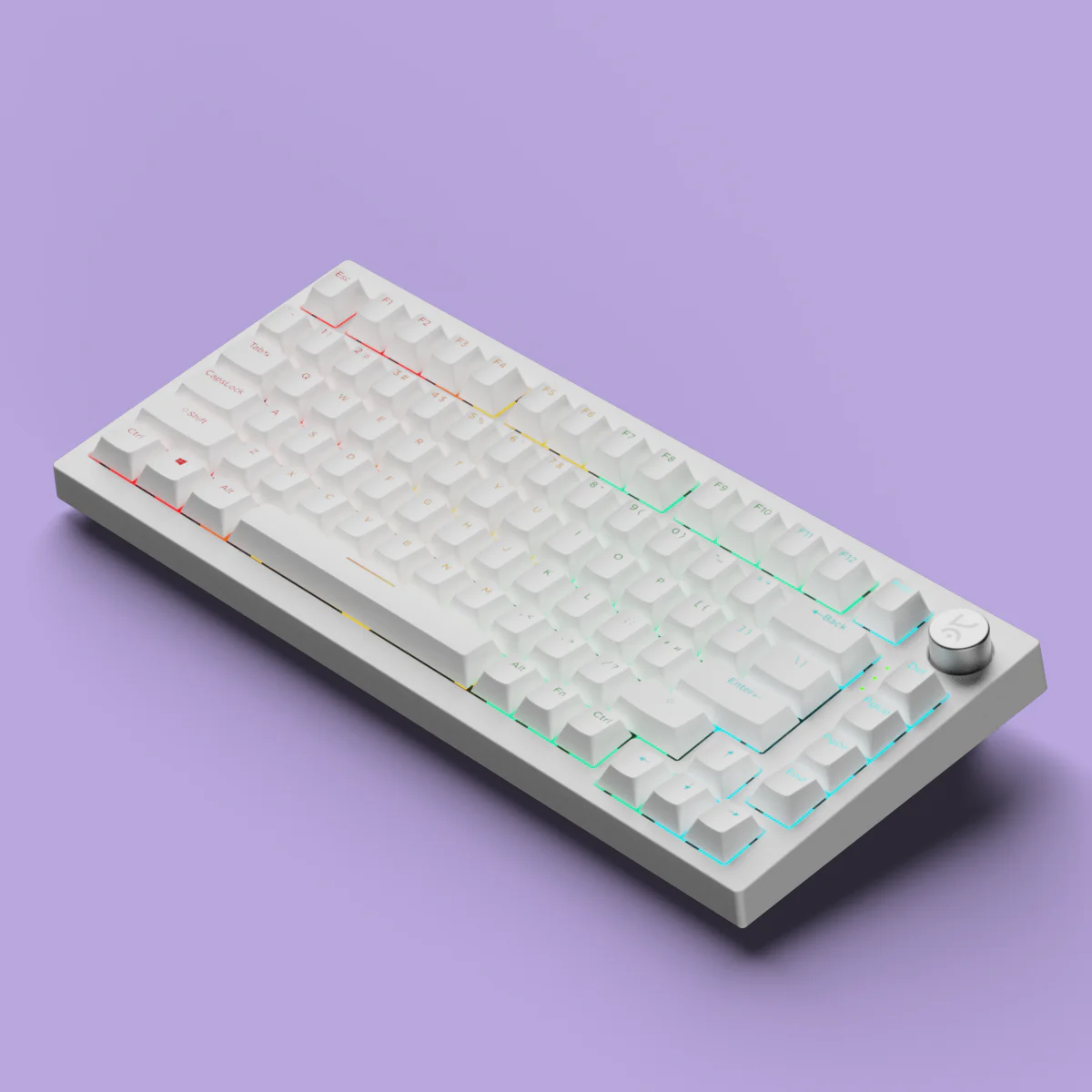 Swarm X All White Wireless Gaming Keyboard - Image 3