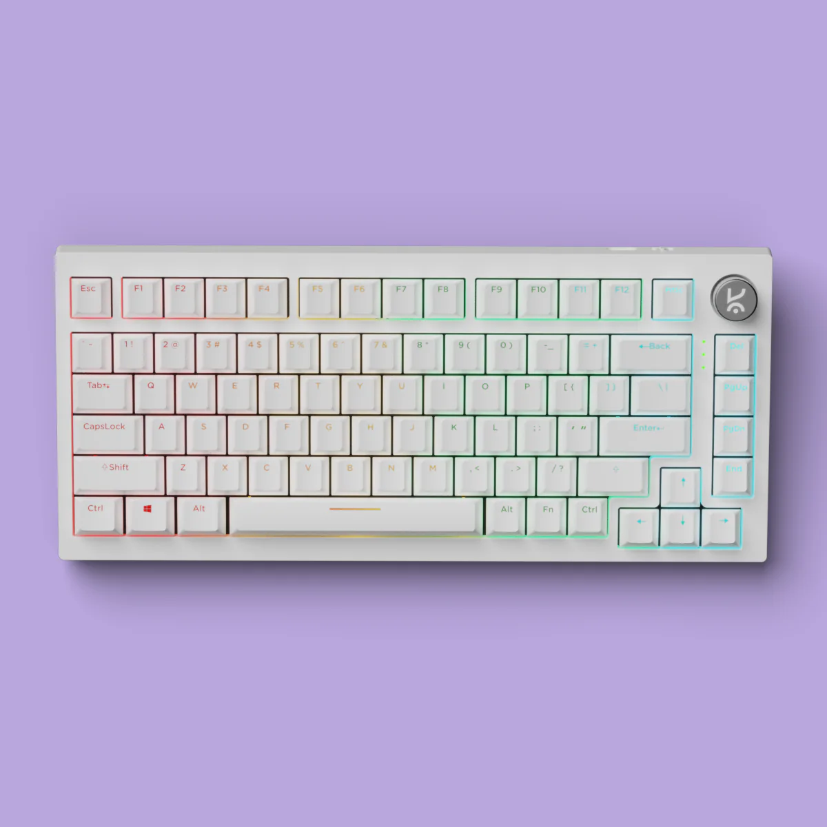 Swarm X All White Wireless Gaming Keyboard - Image 4
